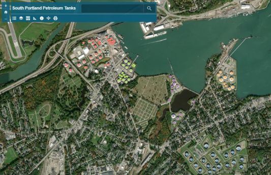 South Portland Petroleum Storage Tanks - GIS Layer