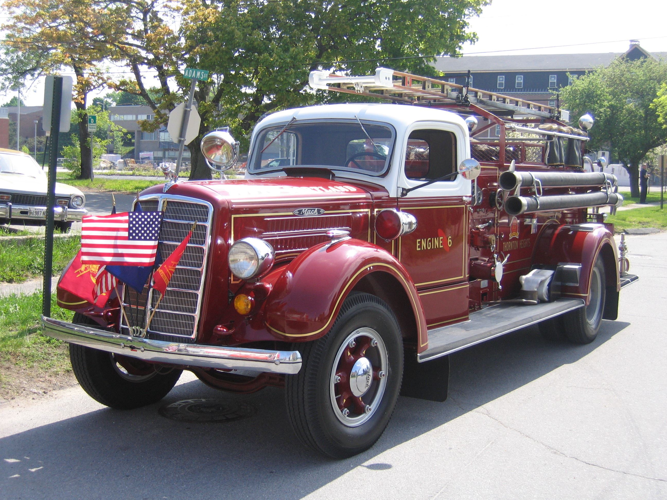 South Portland Fire Department Mack Fire Truck