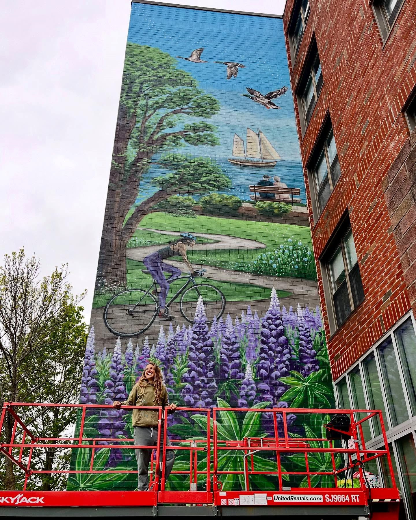 Mill Creek Mural and Artist 2025