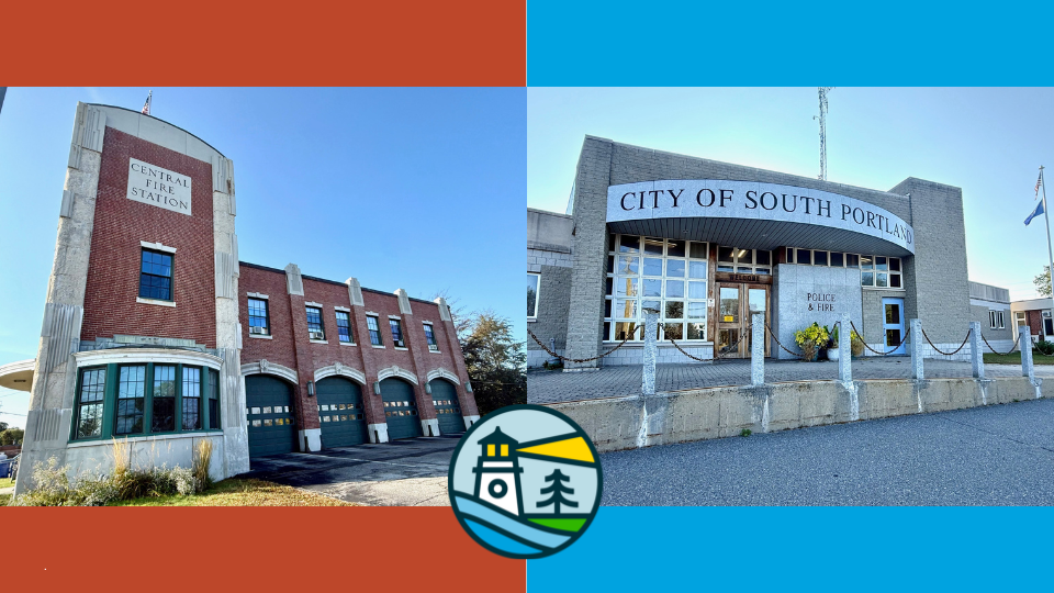 Fire Station and Police Station with City Logo